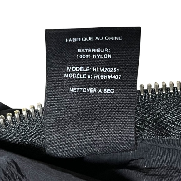 Helmut Lang Black Short Sleeve Streetwear Hoodie Side Zip Gorpcore Tunic Size M - Picture 9 of 10